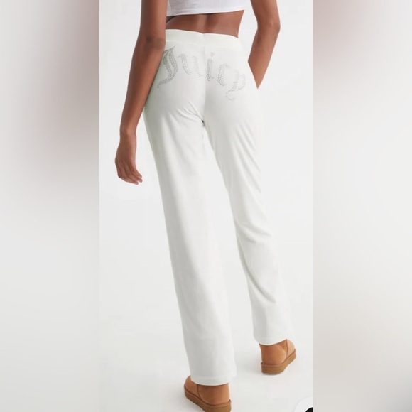 Juicy Couture OG BLING VELOUR TRACK PANTS - Picture 1 of 15